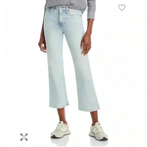 NWOT RE/DONE 70s crop boot jean in vapor wave - Picture 1 of 10